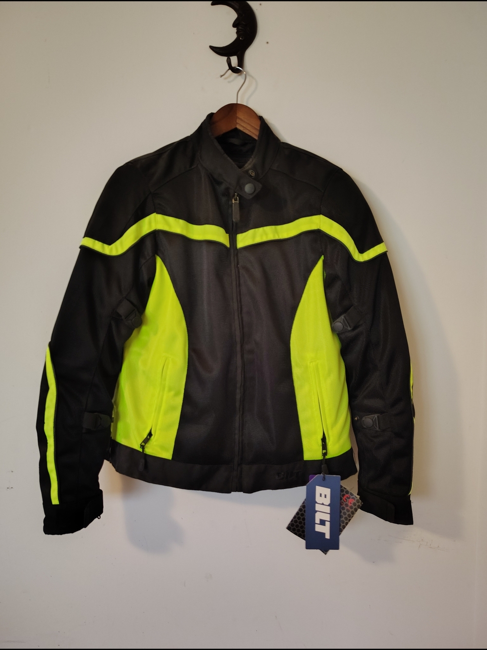 BILT Women's High-Visibility Black and Neon Yellow Utility Jacket